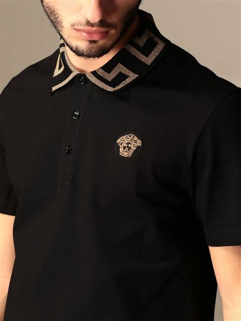 versace poloshirt damen|versace men's polo shirt sale.